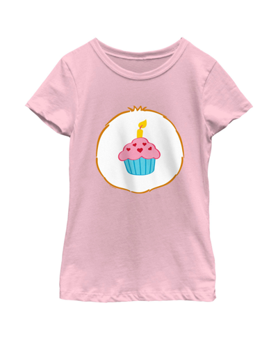 Care Bears Girl's  Birthday Bear Costume Child T-shirt In Light Pink