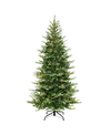 Puleo International 7.5 Ft. Pre-lit Balsam Fir Artificial Christmas Tree With 800 Ul-listed Clear Lights In Green