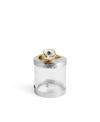 Michael Aram Anemone Canister - X Small In Silver-tone