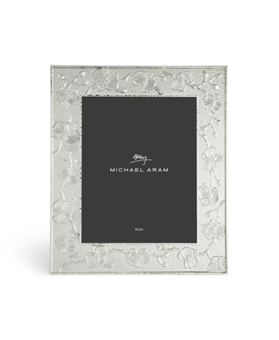 Michael Aram White Orchid Sculpted Frame, 13.25" X 11.25" In Stainless Steel