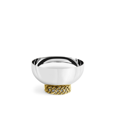 Michael Aram Love Knot Nut Dish In Silver-tone