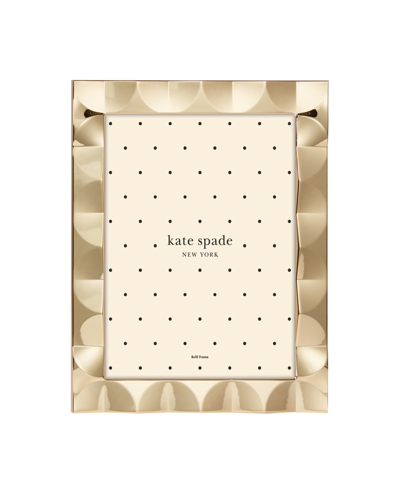 Kate Spade New York South Street Scallop Frame, 8" X 10" In Gold-tone