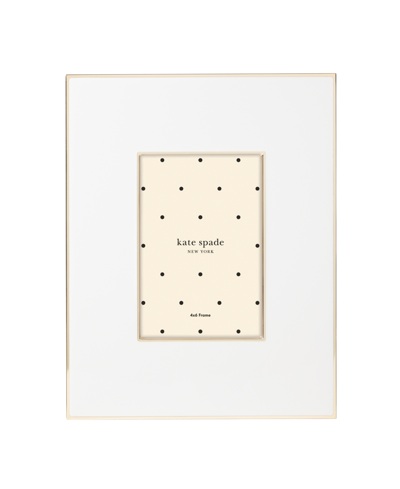 Kate Spade Make It Pop 4 X 6 Picture Frame In White