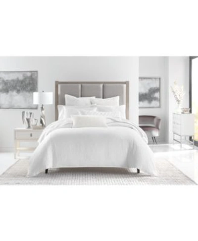 Hotel Collection Etched Geo Comforters Created For Macys Bedding In White