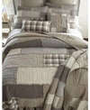 AMERICAN HERITAGE TEXTILES SMOKY COBBLESTONE COTTON QUILT COLLECTION
