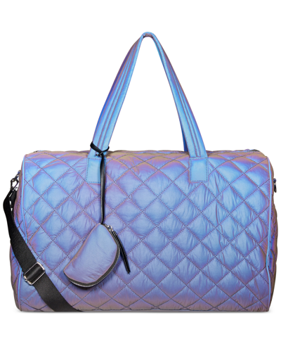 Inc International Concepts Breeah Quilted Weekender, Created For Macy's In Oil Slick
