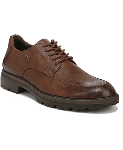 Dr. Scholl's Men's Gerard Oxfords In Dark Tan Synthetic