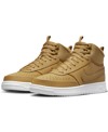 Nike Men's Court Vision Mid Winter Sneakers From Finish Line In Elemental Gold-tone