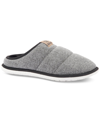 Barbour Nell Faux Fur Lined Quilted Slipper In Grey