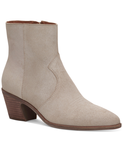 Lucky Brand Women's Goddiy Western Booties Women's Shoes In Dune