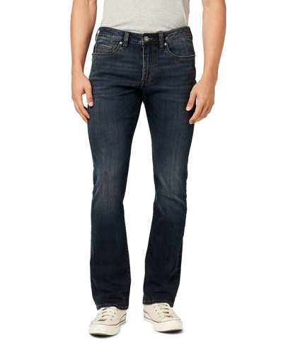 Buffalo David Bitton Relaxed Straight Driven Jeans In Crinkled And Sanded