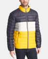 Tommy Hilfiger Men's Packable Quilted Puffer Jacket In Yellow Combo