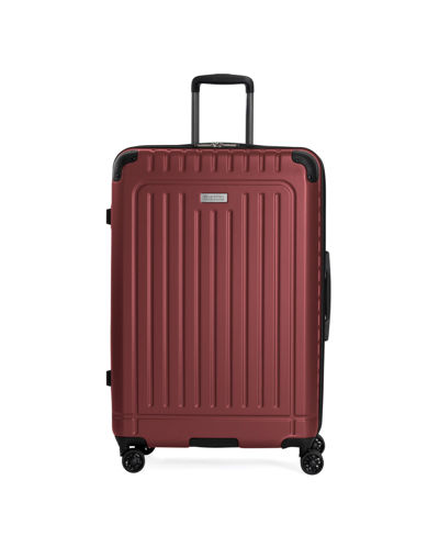 Ben Sherman Sunderland 3 Piece Lightweight Hardside Expandable Spinner Luggage Set In British Red