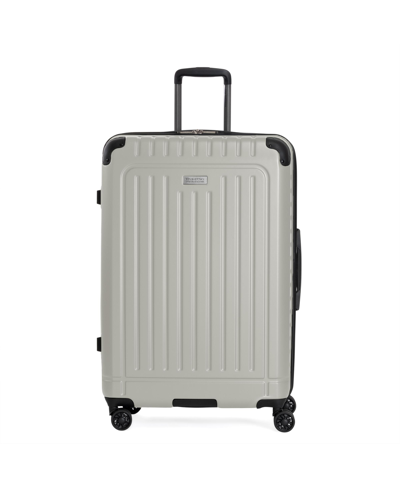 Ben Sherman Sunderland 3 Piece Lightweight Hardside Expandable Spinner Luggage Set In White