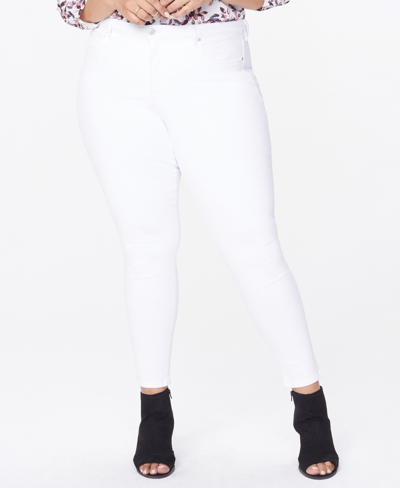 Nydj Plus Size Ami Skinny Jeans In White