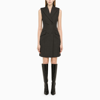 Givenchy Double-breasted Tuxedo Minidress In Grey