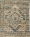 Karastan Echo Gamin 7'10" X 10'3" Area Rug In Gray