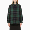 BURBERRY GREEN CHECK PADDED JACKET