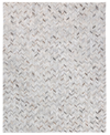 Exquisite Rugs Mosaic Er4062 8' X 11' Area Rug In Silver-tone