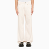 Objects Iv Life Pale Pink Cotton Wide Trousers In Pink