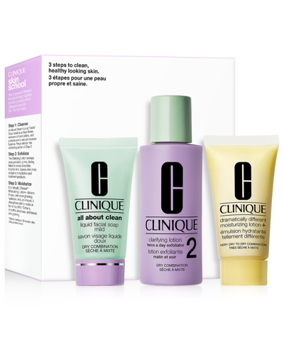 Clinique 3-pc. Skin School Supplies Cleanse & Refresh Set In No Color