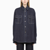 Anouki Denim Oversized Shirt In Blue