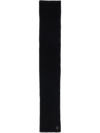 Parajumpers Ribbed Knit Scarf In Black