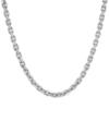 ESQUIRE MEN'S JEWELRY CABLE LINK 24" CHAIN NECKLACE, CREATED FOR MACY'S