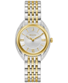 BULOVA WOMEN'S CLASSIC TWO TONE STAINLESS STEEL BRACELET WATCH 30MM, A MACY'S EXCLUSIVE STYLE
