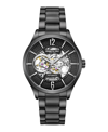 KENNETH COLE NEW YORK MEN'S AUTOMATIC BLACK STAINLESS STEEL BRACELET WATCH 42MM