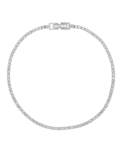 Girls Crew Women's Endless Tennis Bracelet In Silver Plated