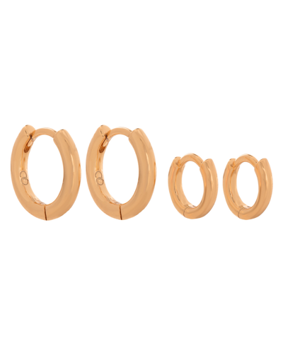 Girls Crew Women's Tiny Endless Hoop Set In Gold Plated