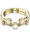 SWAROVSKI GOLD-TONE 2-PC. SET CONSTELLA CRYSTAL RING