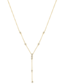 Effy Collection Effy Diamond Bezel 18" Lariat Necklace (1 Ct. T.w.) In 14k Gold In Yellow Gold