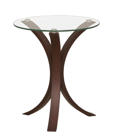 Coaster Home Furnishings Linda Transitional Accent Table In Cappuccino