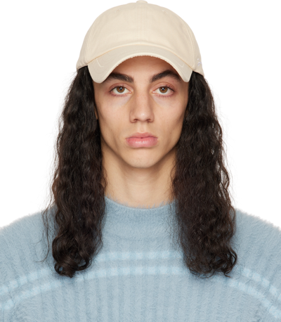 Jacquemus La Casquette Bricolo In White