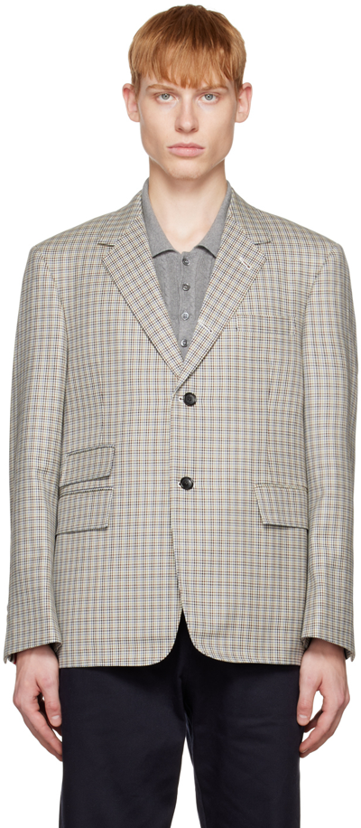 Thom Browne Houndstooth Sport Coat In Multicolour