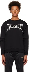 PALMER BLACK EMBROIDERED SWEATSHIRT