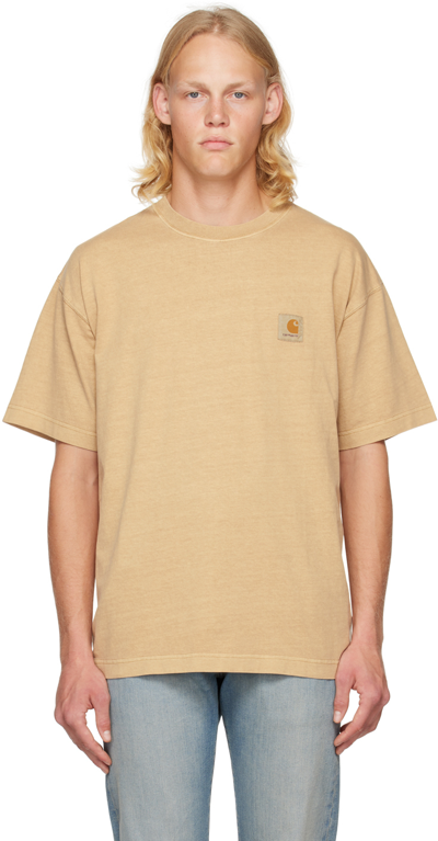 Carhartt Vista T-shirt In 07egd Dusty H Brown