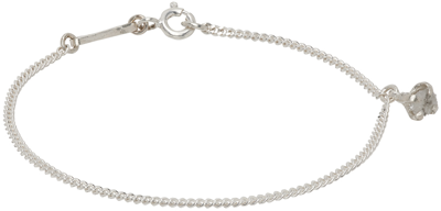 Pearls Before Swine Silver Splice Bracelet In .925 Silver/raw Whit