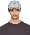 Palmer Blue Check Cap In Blue Check