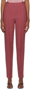 Nensi Dojaka High Waist Strap Detail Pleated Pants In Hawthorn