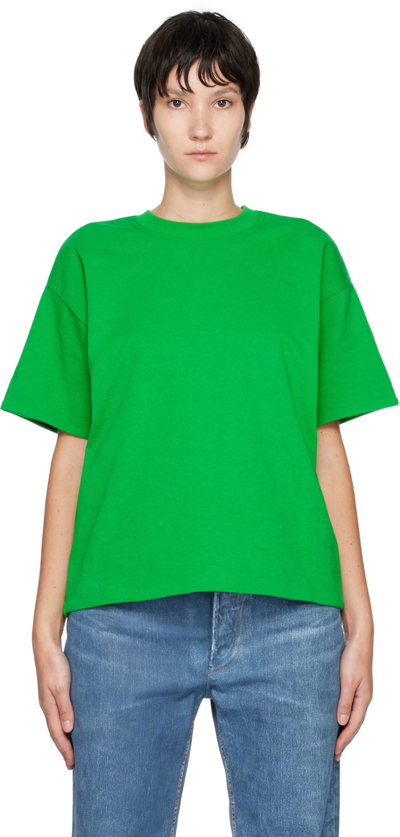 【BOTTEGA VENETA】Double Layer T-shirt Parakeet Fondant Bottega Veneta Sunrise T-Shirt Parakeet/Fondant - US