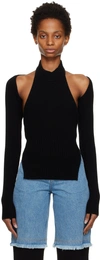 Christopher Esber Black Multi Bind Cutout Torso Sweater In Black