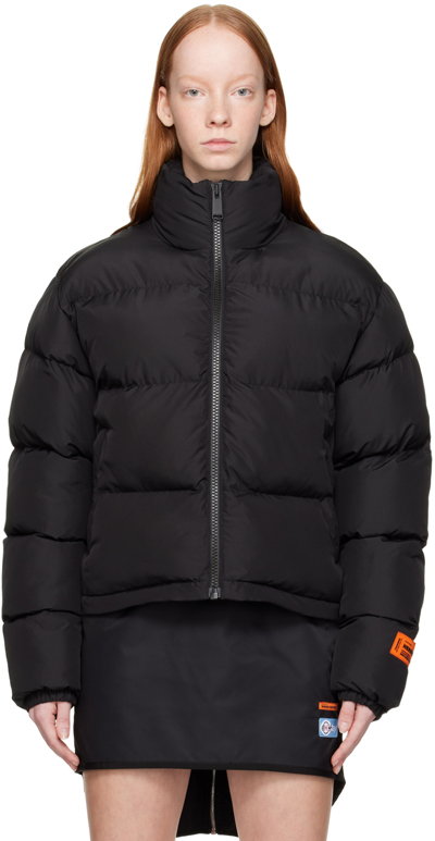 Heron Preston Ex-ray Nylon Puffer Jacket In Black
