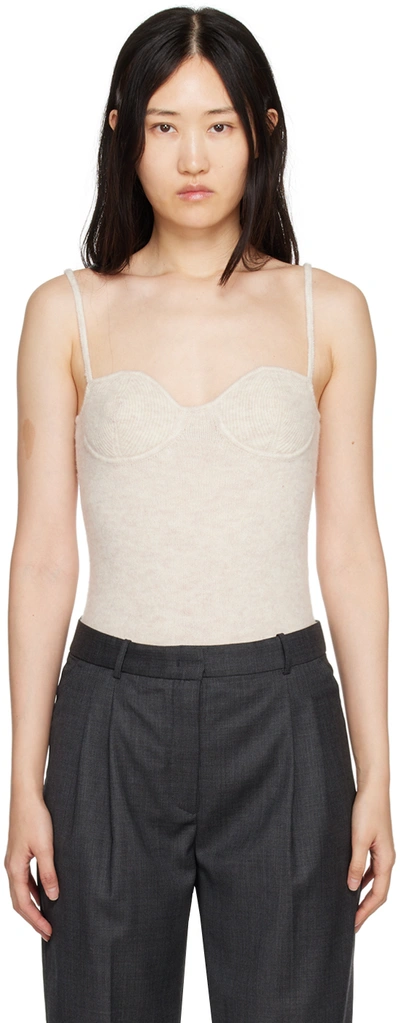The Garment Off-white 'the Courchevel' Bodysuit In Oatmeal 609