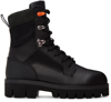 HERON PRESTON BLACK MILITARY BOOTS