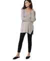 Ingrid & Isabel Side Zip Nursing Sweater In Beige