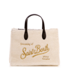 Mc2 Saint Barth White Tricot Bag In White