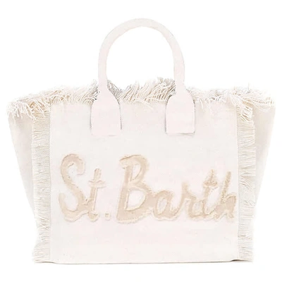 Mc2 Saint Barth Vanity Shoulder Bag In White